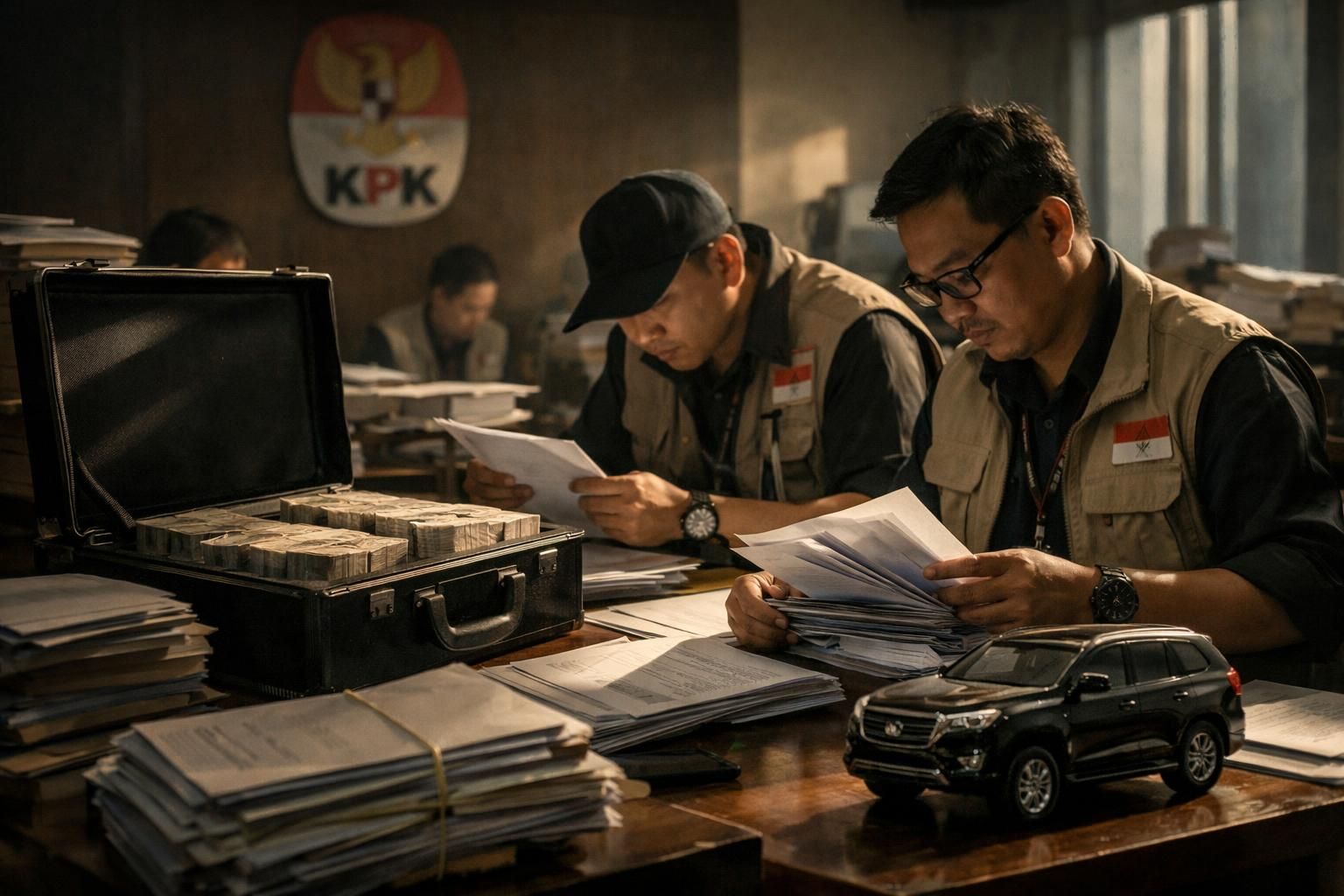 kpk menyita aset senilai lebih dari rp 100 miliar dalam kasus kuota haji, selain menahan yaqut sebagai bagian dari penyelidikan.