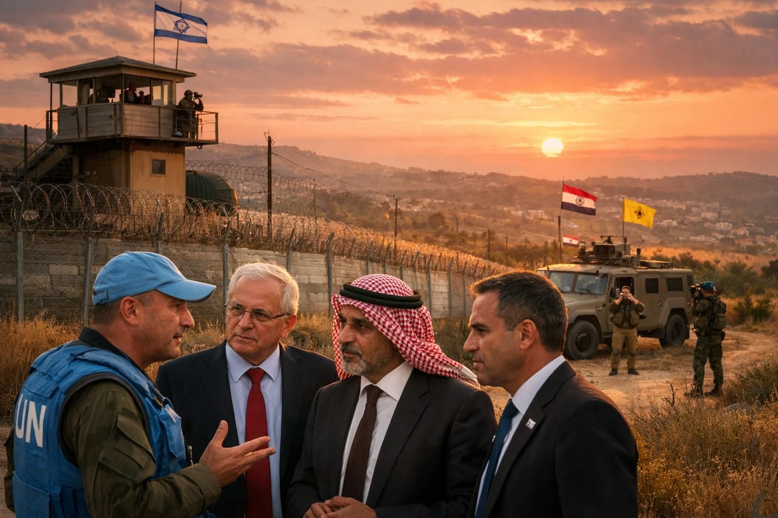 israel memulai negosiasi dengan lebanon dengan fokus utama pada pelucutan senjata hizbullah untuk mencapai perdamaian dan stabilitas di kawasan.