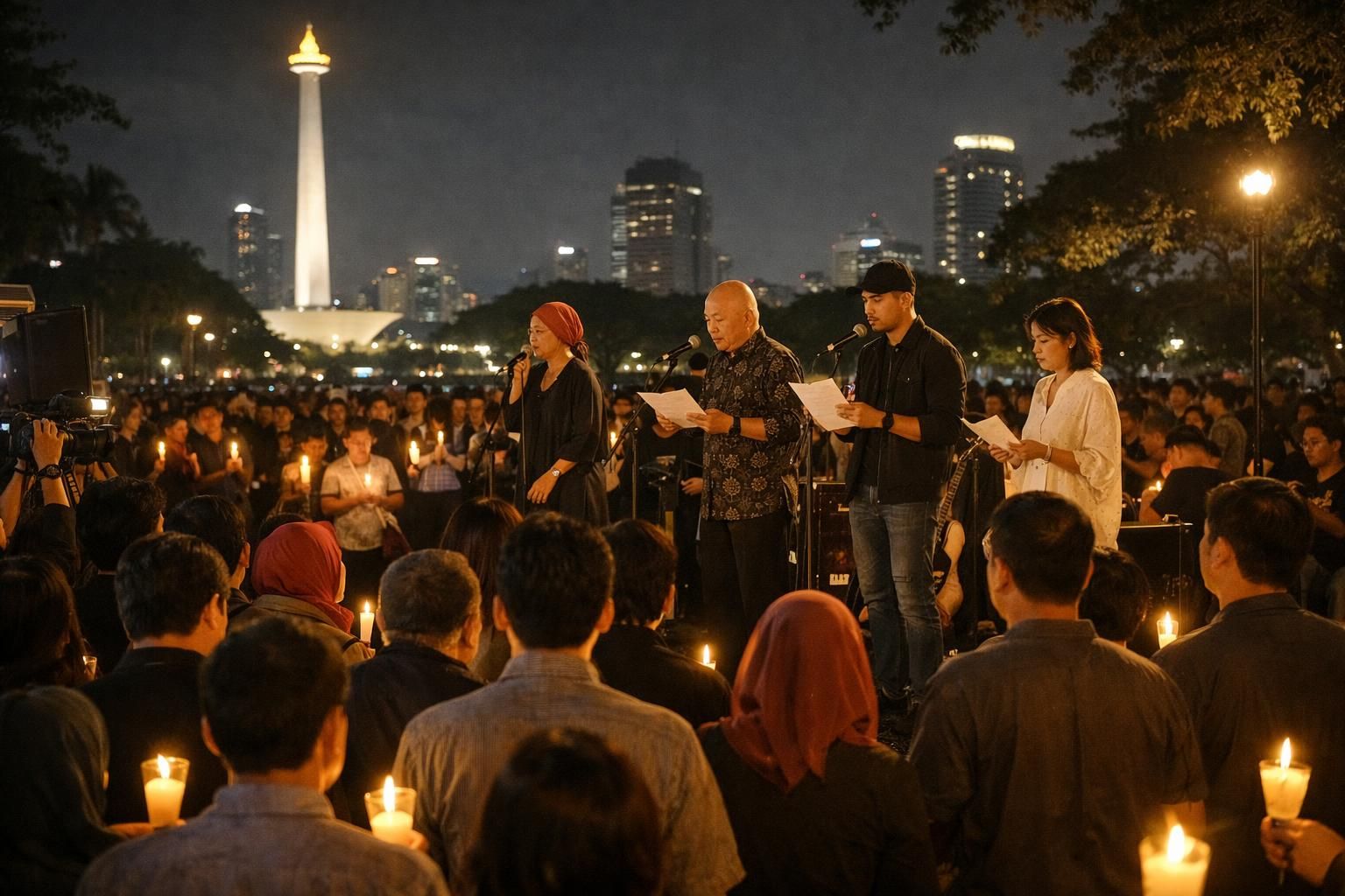 barisan artis terkenal bergabung dalam doa bersama yang meriah untuk menyambut putusan kasus nadiem makarim, menunjukkan dukungan dan harapan untuk hasil yang adil.