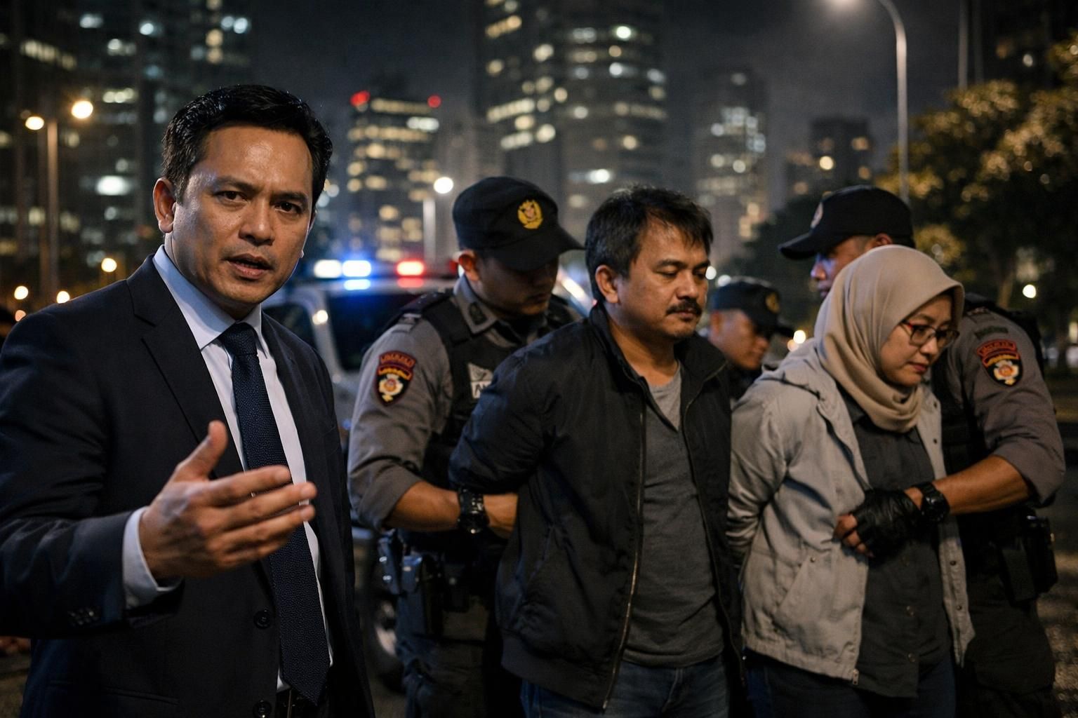pengacara membocorkan detail penangkapan roy suryo dan dr. tifa, memberikan informasi terbaru seputar kasus ini di detiknews.
