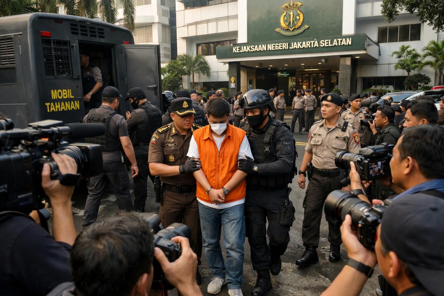 roy suryo dan dr tifa resmi dilimpahkan ke kejaksaan negeri jakarta selatan untuk proses hukum lebih lanjut.
