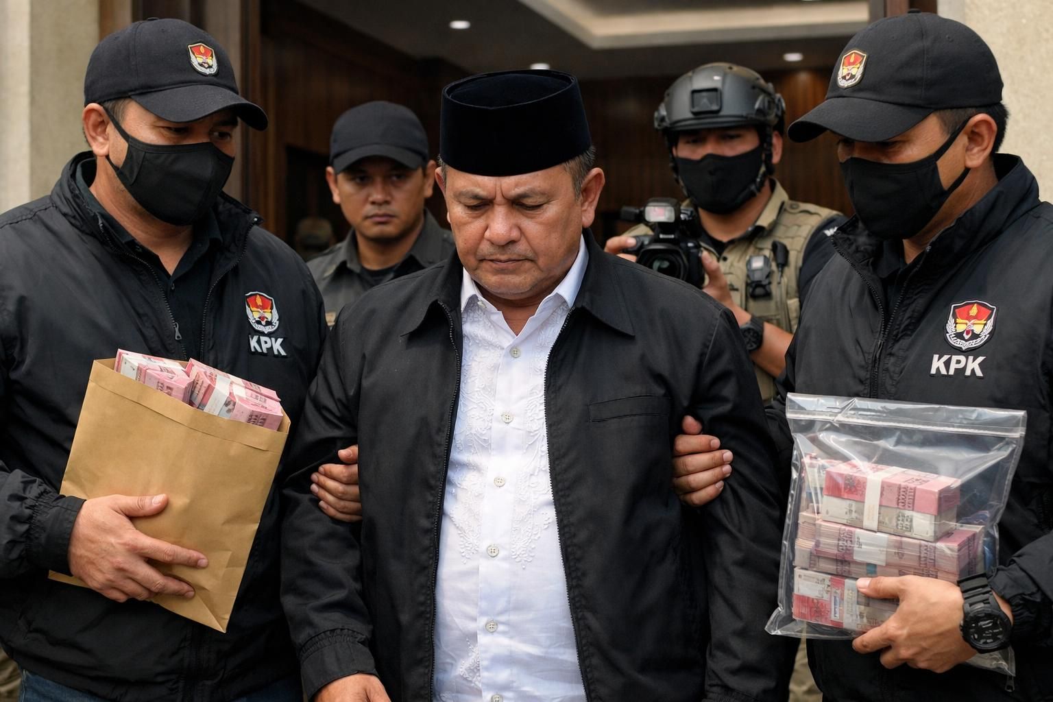 bupati langkat ditetapkan sebagai tersangka oleh kpk karena terbukti menerima suap sebesar rp 800 juta, kasus ini terungkap dan menjadi perhatian publik - detiknews.