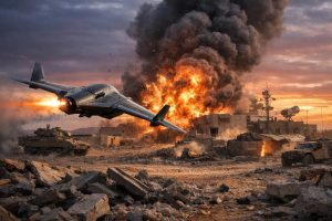 iran menggunakan drone bunuh diri untuk menyerang instalasi militer as di yordania, menandai eskalasi ketegangan regional dan ancaman keamanan baru.