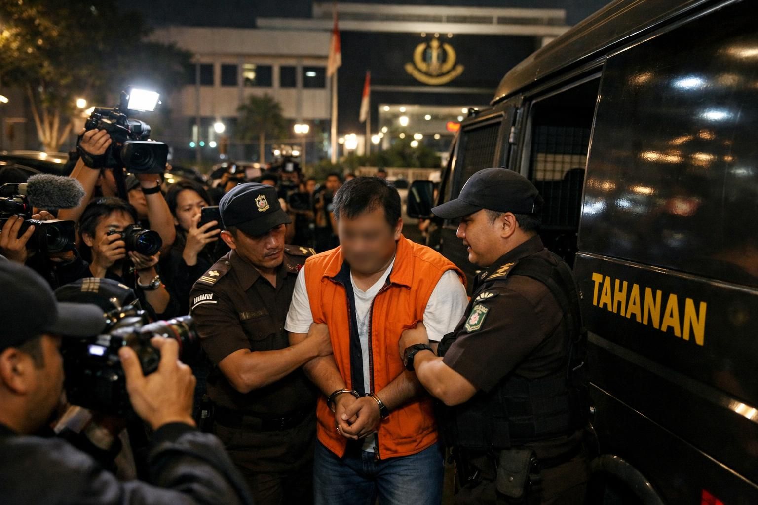 jamwas menyampaikan permohonan maaf terkait febrie adriansyah yang tidak mengenakan rompi tahanan akibat proses yang terburu-buru dalam penanganan kasus.