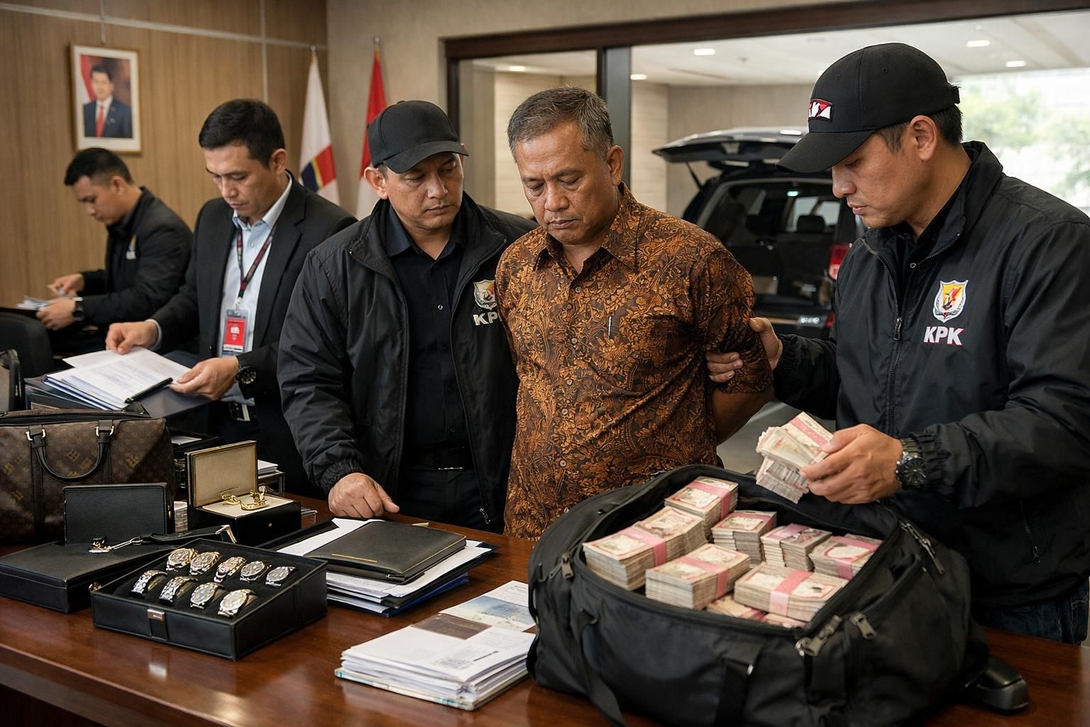 kpk menyita aset senilai rp 2 miliar dalam operasi tangkap tangan (ott) terhadap bupati pemalang, anom widiyantoro.