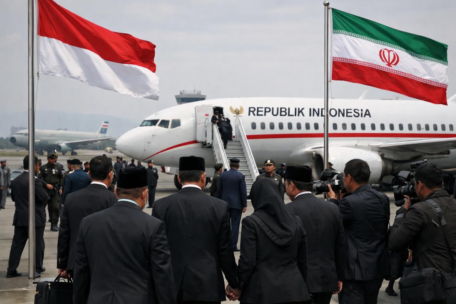 kementerian luar negeri menanggapi kritik terhadap dino; menteri luar negeri dan ketua mpr dijadwalkan menghadiri pemakaman khamenei sebagai bentuk penghormatan diplomatik.