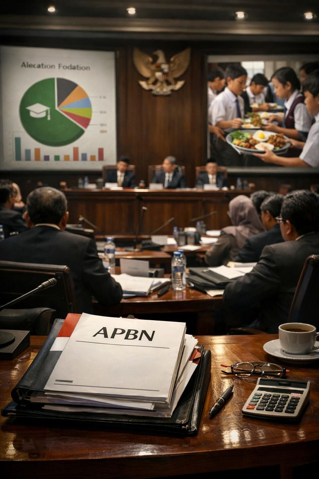 analisis krisis logika anggaran program mbg pasca putusan mk, mengeksplorasi tantangan yang dihadapi dan dampaknya terhadap pelaksanaan program.