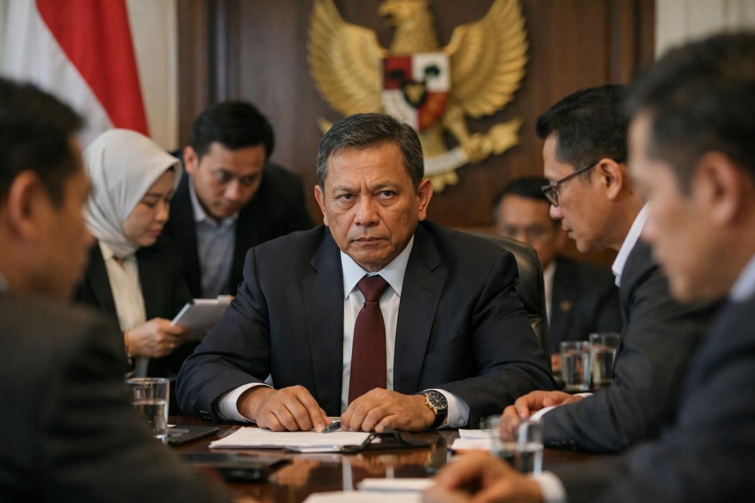 mensesneg meminta hotman untuk menghindari mengaitkan kasus febrie adriansyah dengan presiden demi menjaga fokus dan kehati-hatian dalam pemberitaan.