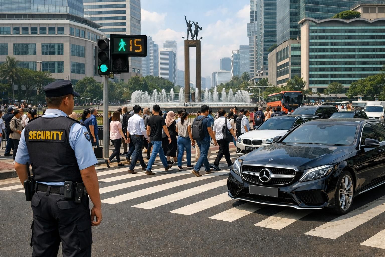pelajari aturan khusus di pelican crossing bundaran hi yang penting setelah insiden satpam dan alphard. ketahui tata cara berlalu lintas yang aman dan patuhi peraturan demi keselamatan bersama.