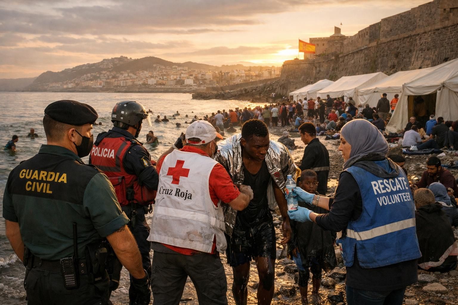 spanyol mengecam keras respons eropa terhadap krisis migran ilegal di ceuta, menyoroti ketegangan politik dan masalah kemanusiaan di perbatasan.
