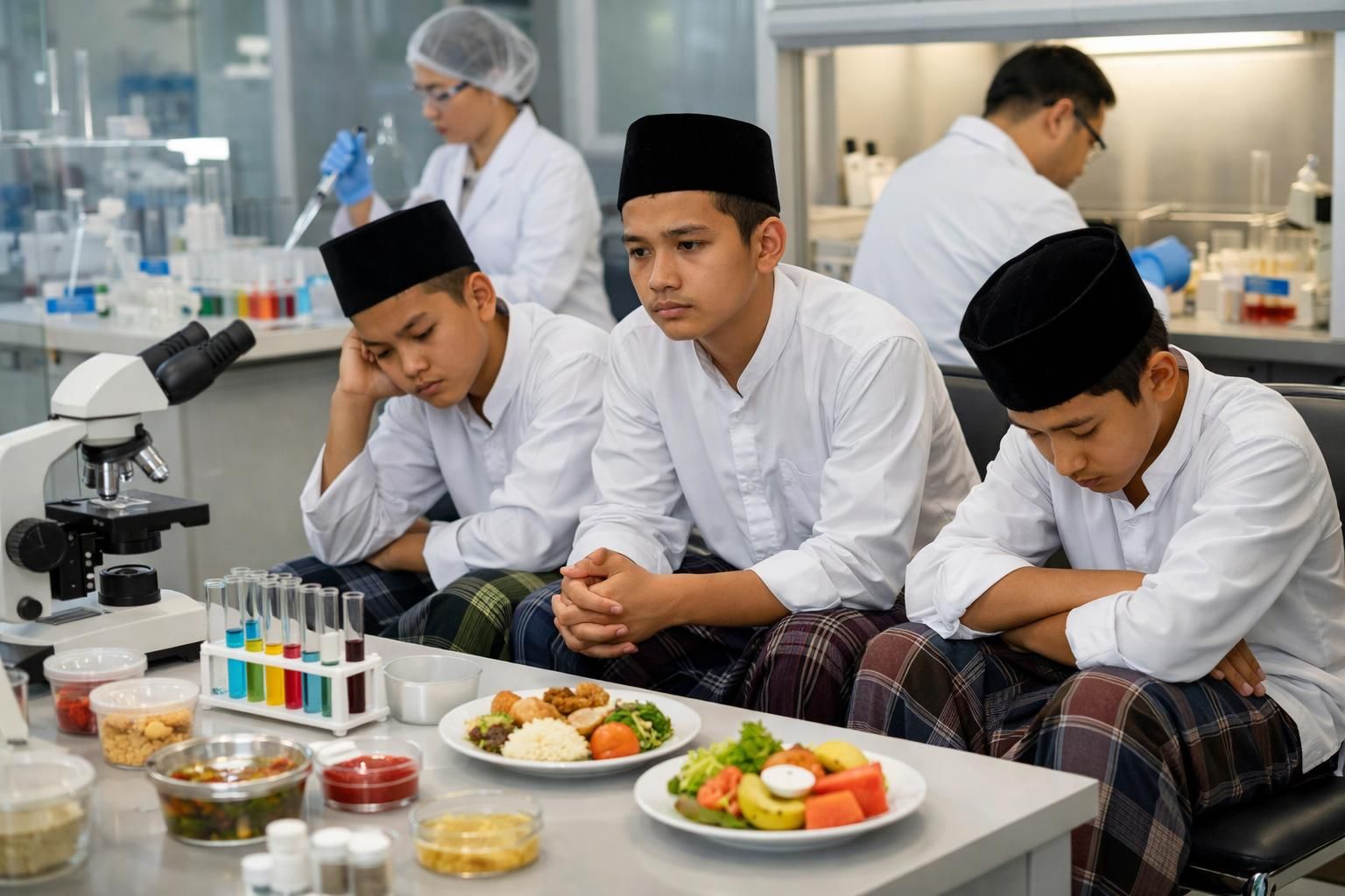 santri di sidoarjo diduga keracunan setelah mengonsumsi menu mbg, yang kini sedang diuji di laboratorium untuk memastikan penyebabnya dan menjaga keamanan makanan.